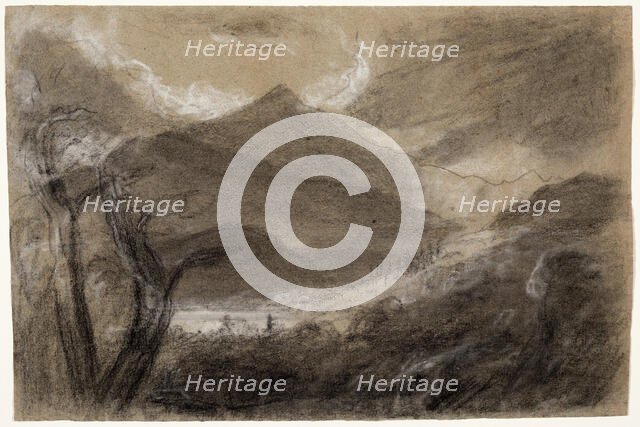 Schroon Mountain, Adirondacks, c1837. Creator: Thomas Cole.