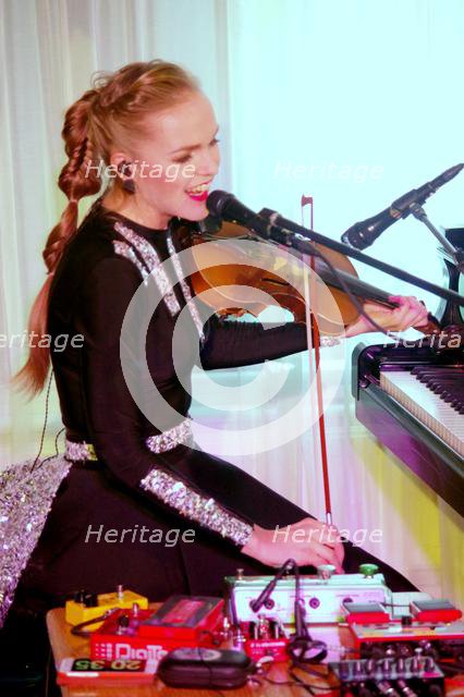 Kadri Voorland, Watermill Jazz Club, Dorking, Surrey, UK, 7.5.19. Creator: Brian O'Connor.