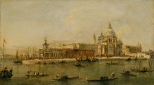 Venice: The Dogana and Santa Maria della Salute. Creator: Workshop of Francesco Guardi (Italian, Venice 1712-1793 Venice).