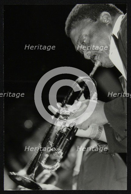 Trumpeter Cat Anderson performing at the Newport Jazz Festival, Ayresome Park, Middlesbrough, 1978. Artist: Denis Williams
