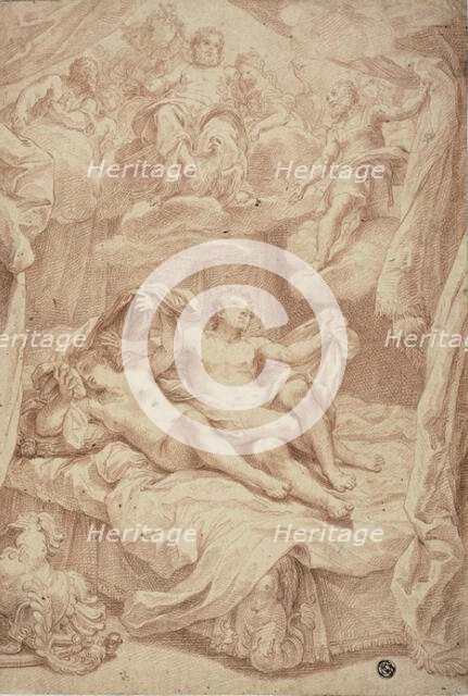 The Gods Discovering Venus and Mars, n.d. Creator: Pietro da Pietri.