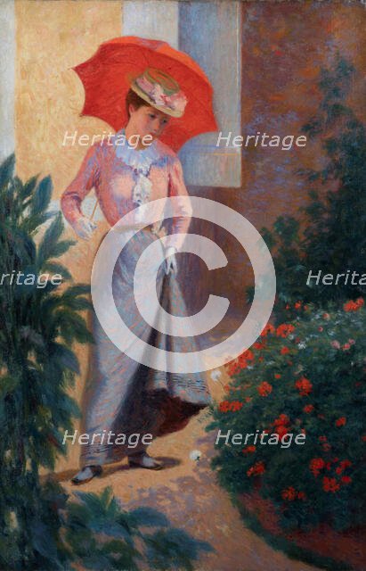 Geraniums, c1901. Creator: Zandomeneghi, Federico (1841-1917).