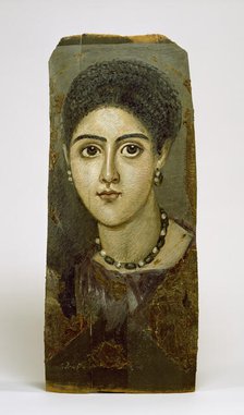 Panel Portrait of a Woman, 2nd century CE. Creator: Unknown.