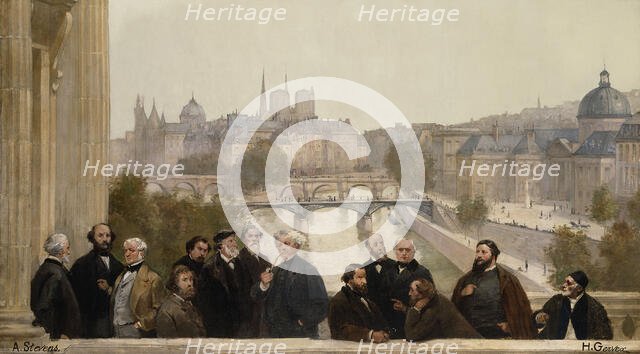 The Panorama of the Century...1889. Creators: Henri Gervex, Alfred Stevens.