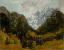 Landscape in the Tatras, before 1911. Creator: Ferdinand Katona.