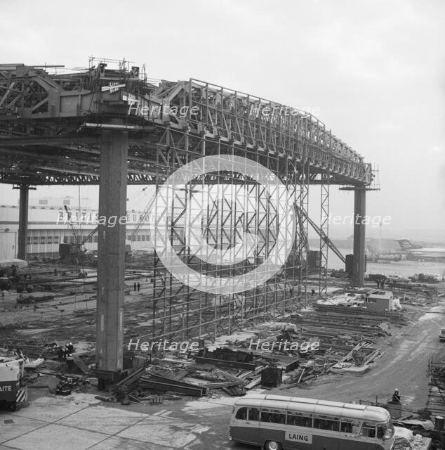 Heathrow Airport, BEA Servicing Hangar, Heathrow, Hillingdon, London, 15/12/1970. Creator: John Laing plc.