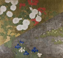 Flowers of the Four Seasons, between 1850-1860. Creator: Kikoku.