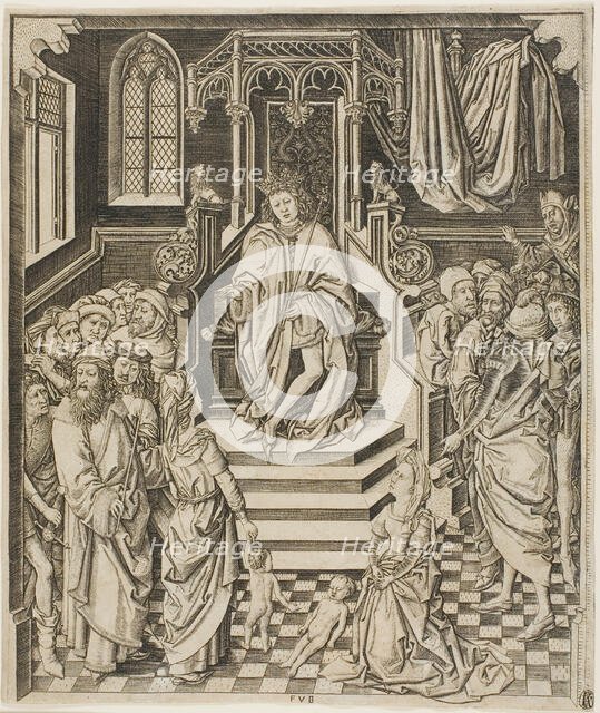 The Judgment of Solomon, c.1475-1500. Creator: Unknown.