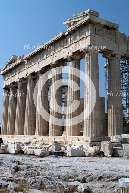 Acropolis, Athens, Greece, 2003. Creator: Ethel Davies.