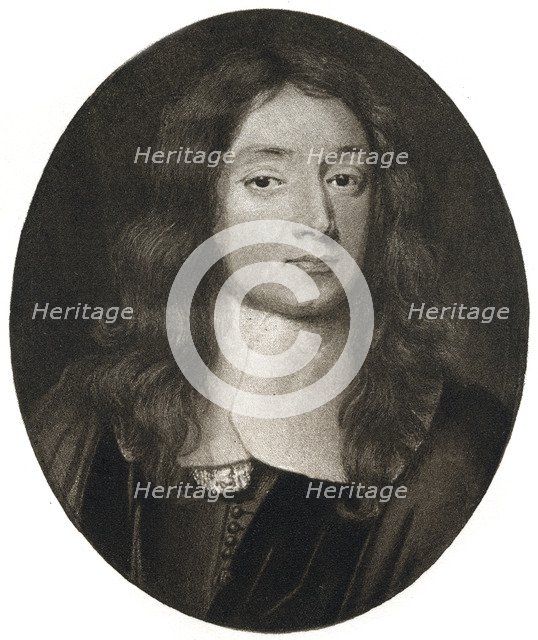 John Milton, English poet, 17th century, (1899). Artist: Unknown