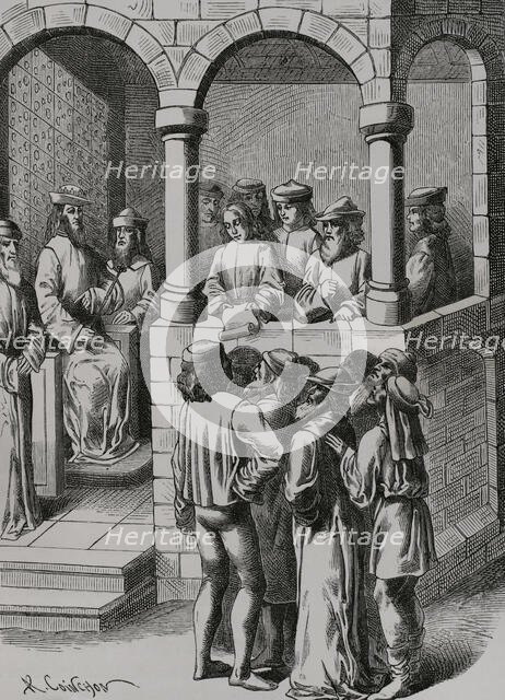 Promulgation of an Edict, 1878.  Creator: Albert Coinchon.