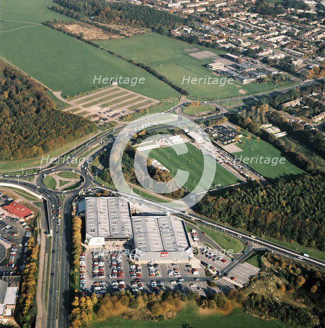 Broadhall Way Football Ground, Stevenage, Hertfordshire, 1988. Artist: Unknown.