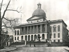 The Massachusetts State House, Boston, USA, 1895.  Creator: W & S Ltd.