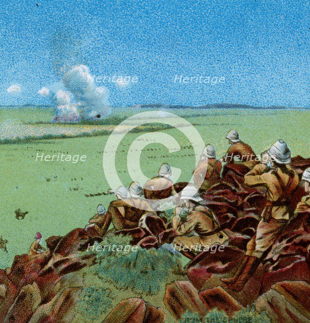 'The Fight at Paardeberg', 1900 . Artist: Unknown.