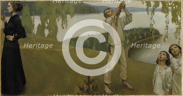 Spring, 1903. Artist: Gallen-Kallela, Akseli (1865-1931)