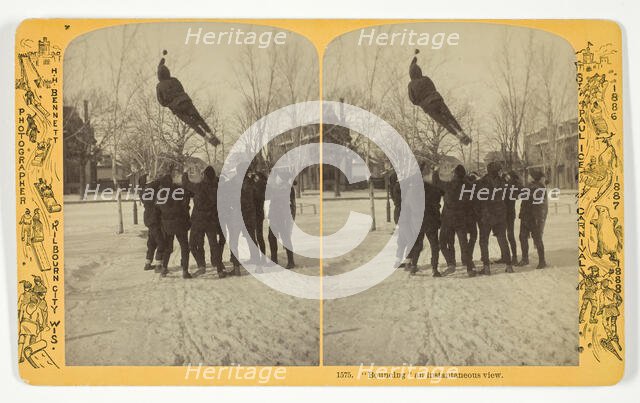 "Bouncing", an instantaneous view, 1886/88. Creator: Henry Hamilton Bennett.