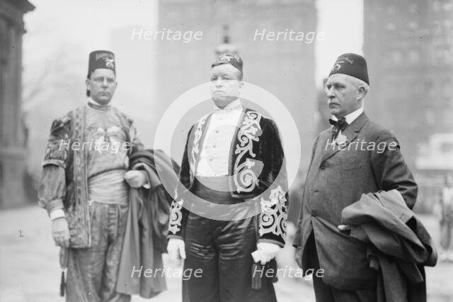 L.E. Westrick -- Col. Geo. Filmer -- Douglas White -- N.Y., 1914. Creator: Bain News Service.