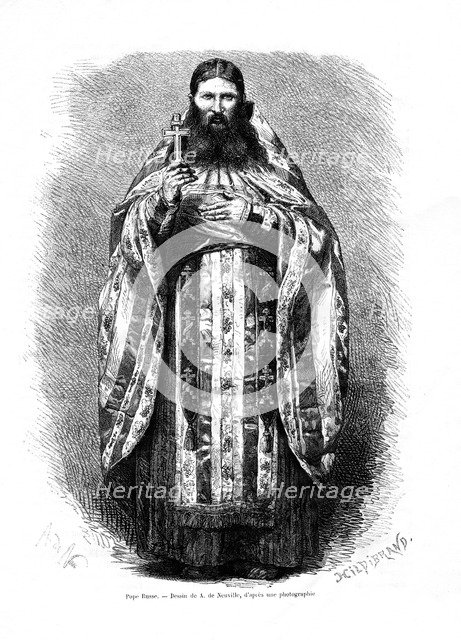 Russian pope, 1886. Artist: Hildibrand