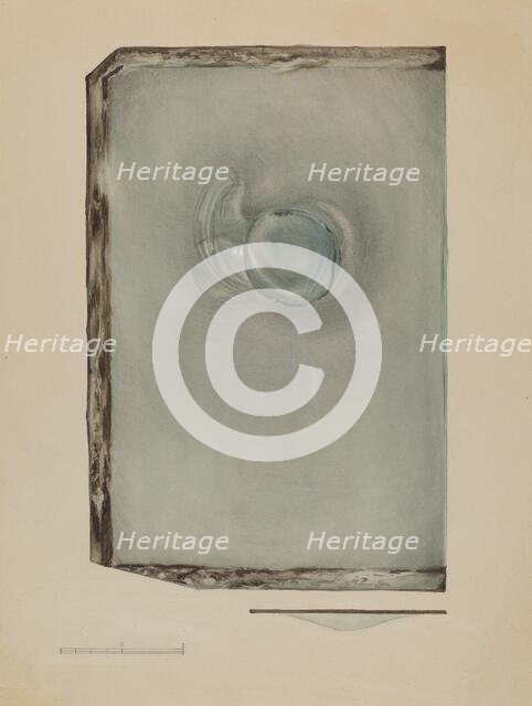 Bull's Eye Glass, 1935/1942. Creator: John Tarantino.