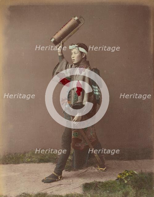 Fire Man, 1870s-1890s. Creator: Kusakabe Kimbei.