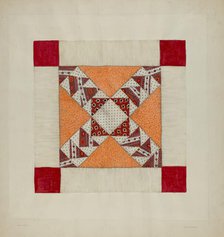 Quilt, c. 1938. Creator: Clyde L. Cheney.