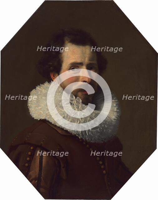 Portrait of a Gentleman Wearing a Fancy Ruff, 1627. Creator: Thomas de Keyser.