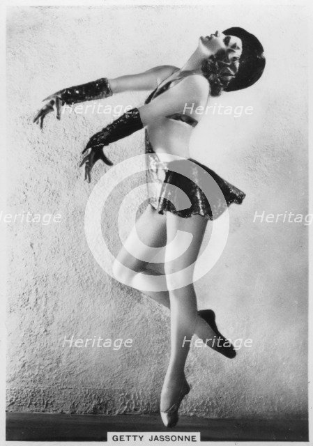 Getty Jassonne, French ballet dancer, c1936-c1939. Artist: Unknown