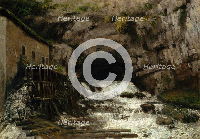 The Source of the Loue, 1864. Creator: Gustave Courbet.