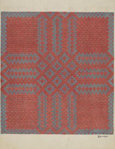 Coverlet, 1935/1942. Creator: Cornelius Christoffels.