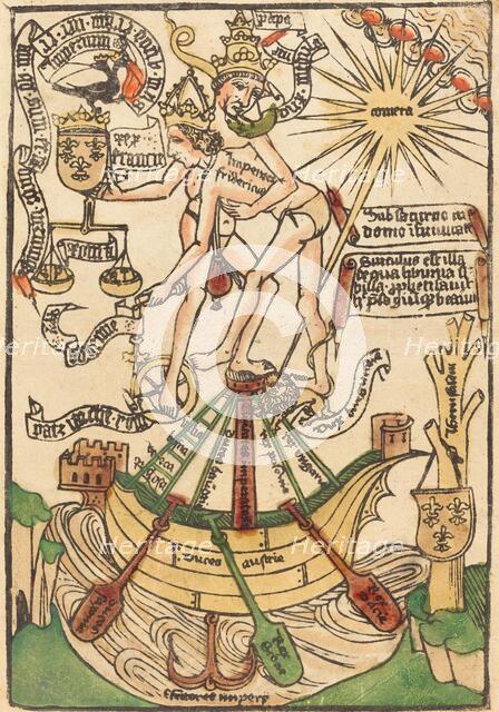 Allegory of the Meeting of Pope Paul II and Emperor Frederick III, c. 1470. Creator: Unknown.