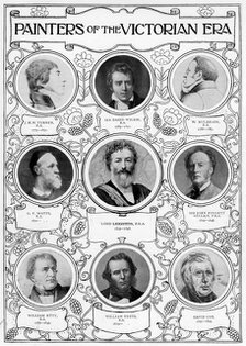 'Painters of the Victorian Era', late 19th century. Artist: Unknown