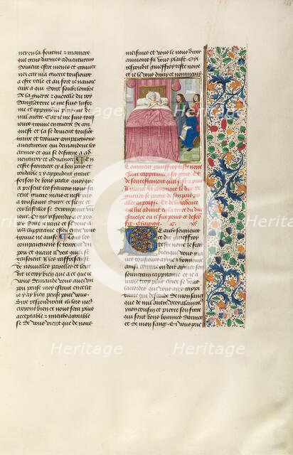 Captain Geoffroy Tête-Noire Appointing a New Captain, c1388; (about 1480-1483.) Creator: Unknown.