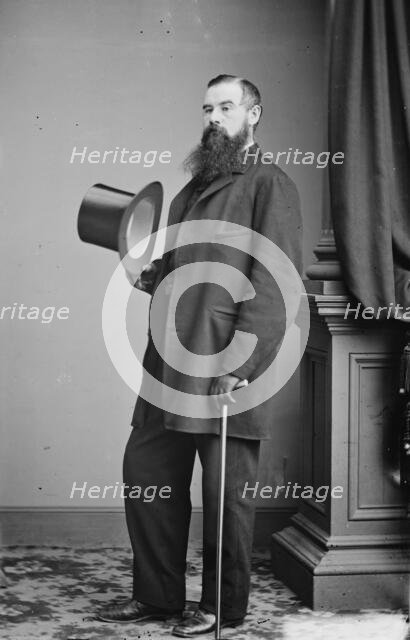 Charles Godfrey Leland, between 1855 and 1865. Creator: Unknown.