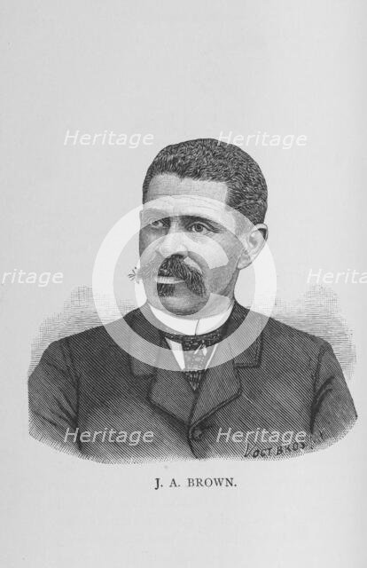 J. A. Brown, 1887. Creator: Vogt Bros..