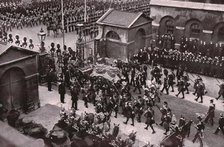 Funeral procession of King Edward VII, Whitehall, London, 20 May 1910.  Creator: Unknown.
