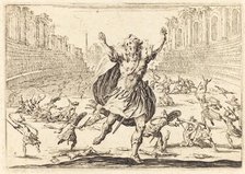 Skirmish in a Roman Circus, c. 1622. Creator: Jacques Callot.