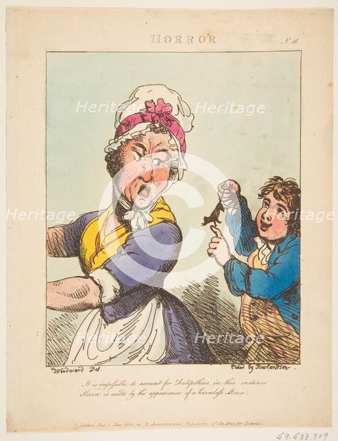 Horror, January 21, 1800. Creator: Thomas Rowlandson.