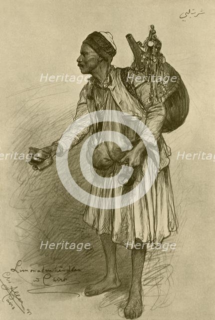 Lemonade-seller, Cairo, Egypt, 1898. Creator: Christian Wilhelm Allers.