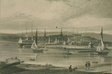 Aberdeen Harbour from the South, 1822. Creator: William Daniell.