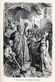 Joan of Arc Recognizes the King, 1882. Artist: Anonymous  