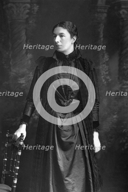 Mary Augusta Arnold (1851-1920), British novelist, 1890.Artist: W&D Downey