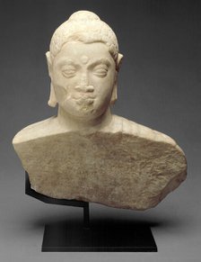 Bust of Buddha, c. 3rd century. Creator: Unknown.