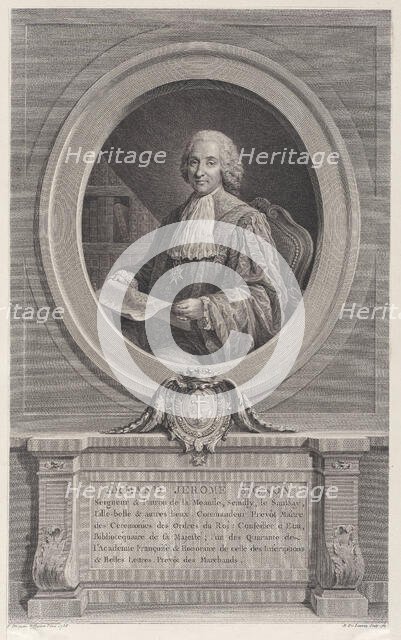 Portrait of Armand-Jérôme Bignon, 1769., 1769. Creator: Nicolas de Launay.