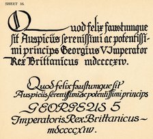 Sheet 16, from a portfolio of alphabets, 1929.