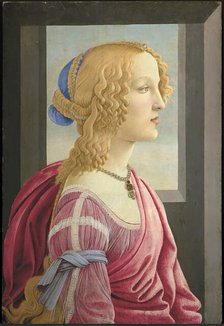 La Bella Simonetta, 1469. Creator: Botticelli, Sandro (1445-1510).