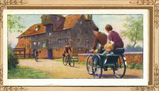'Family Tandem with Side-Car', 1939. Artist: Unknown.