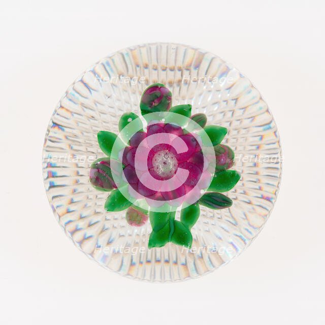 Paperweight, Clichy, 19th century. Creator: Clichy Glassworks.