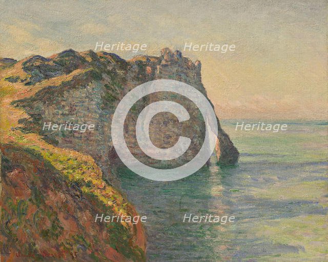 Cliff and Porte d'Aval, 1885. Creator: Monet, Claude (1840-1926).