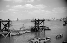 The Thames Estuary at Gravesend, Kent, c1945-c1965. Artist: SW Rawlings