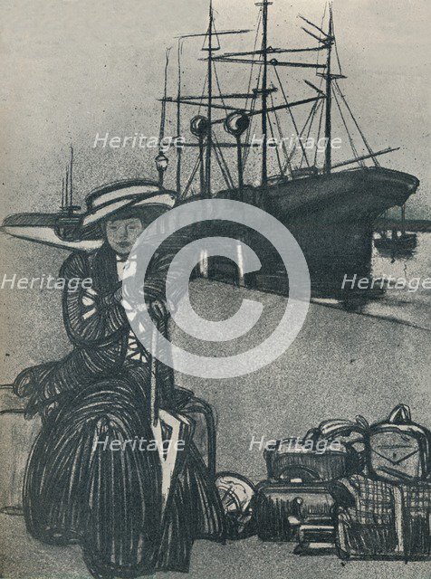 'La Voyageuse', c1920, (1923). Artist: Maxime Dethomas.
